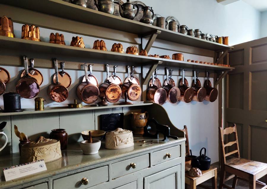 Visitar la Casa Georgiana de Edimburgo - Elementos de cocina